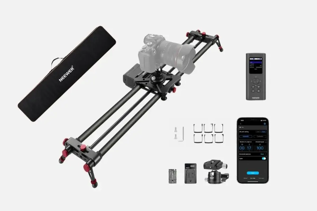 Location NEEWER Slider motorisé carbon 120cm - Lightyshare