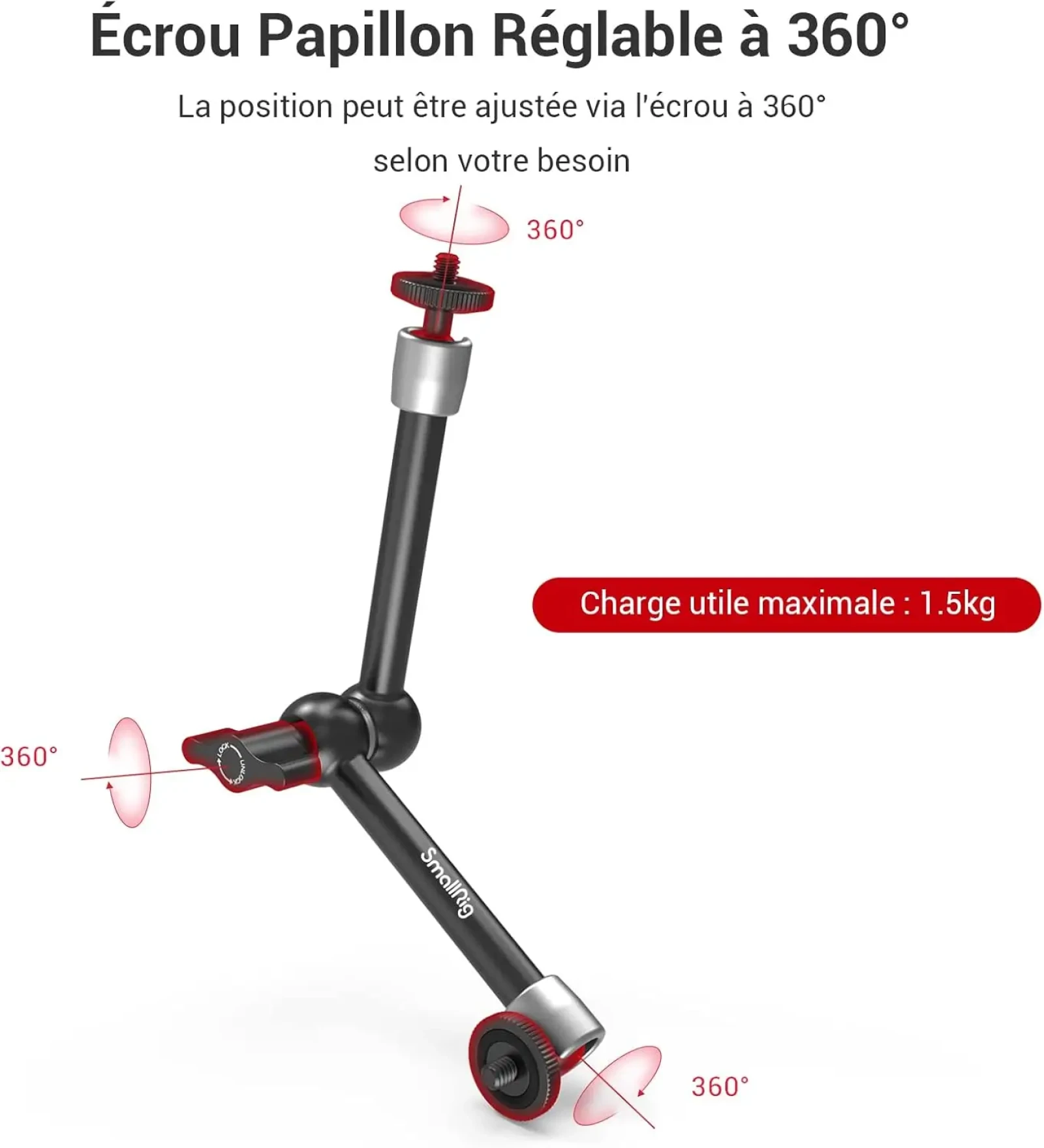 SmallRig Bras magique et Super Clamp 2732 - Photo 4 sur 6