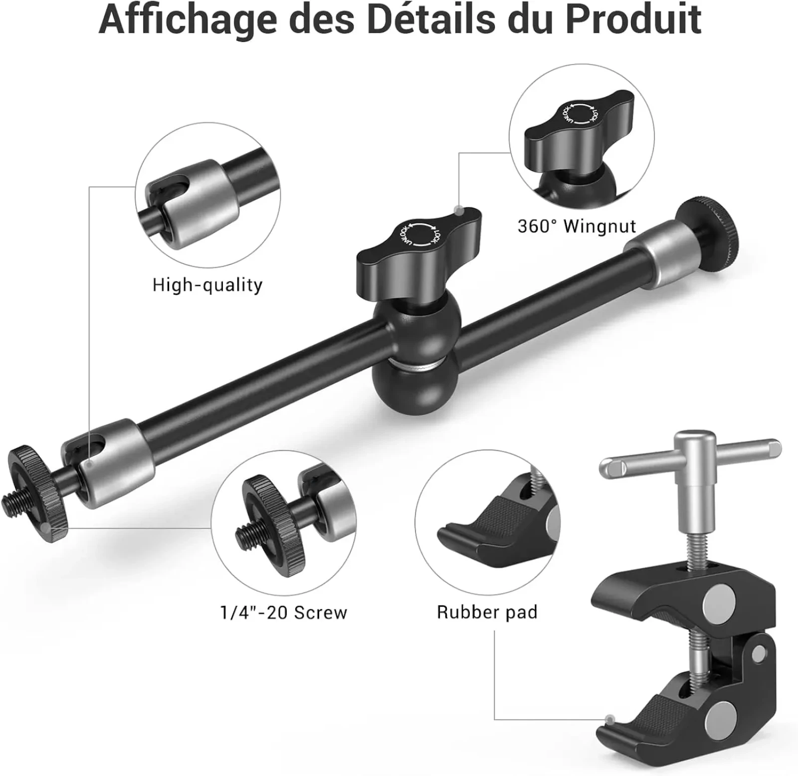 SmallRig Bras magique et Super Clamp 2732 - Photo 6 sur 6