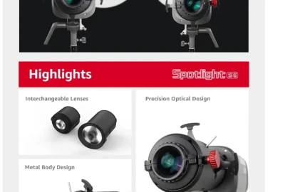 Location Aputure Spotlight 19°
