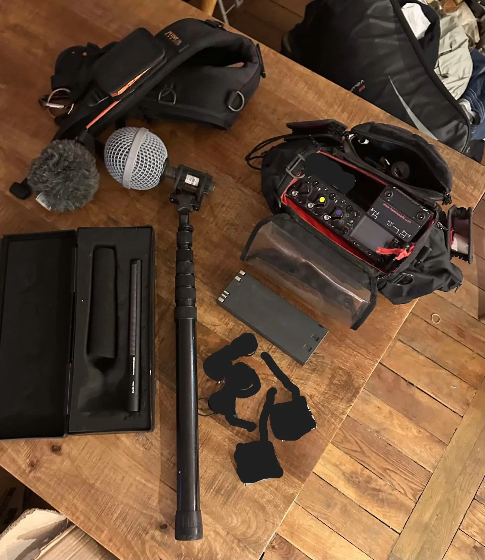 KIT PRISE DE SON 633 + MICROS + PERCHE - Photo 1 sur 2