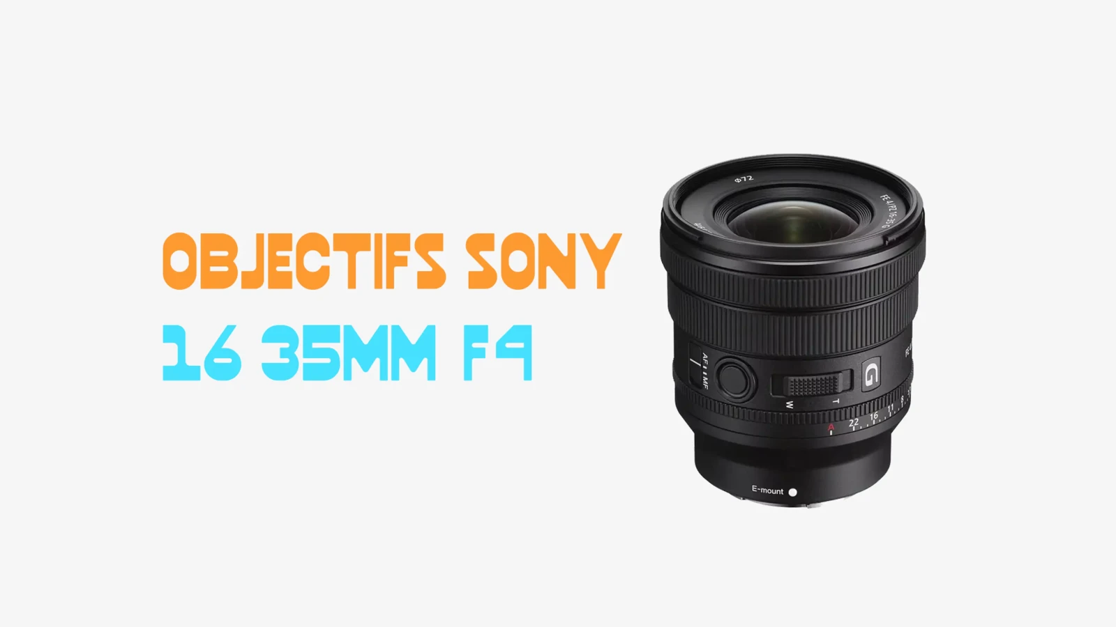 Sony FE PZ 16-35mm f/4 G - Photo 1 sur 1
