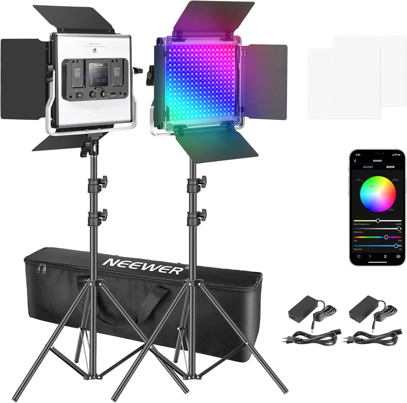 Neewer 660 LED RGB - Photo 2 sur 4