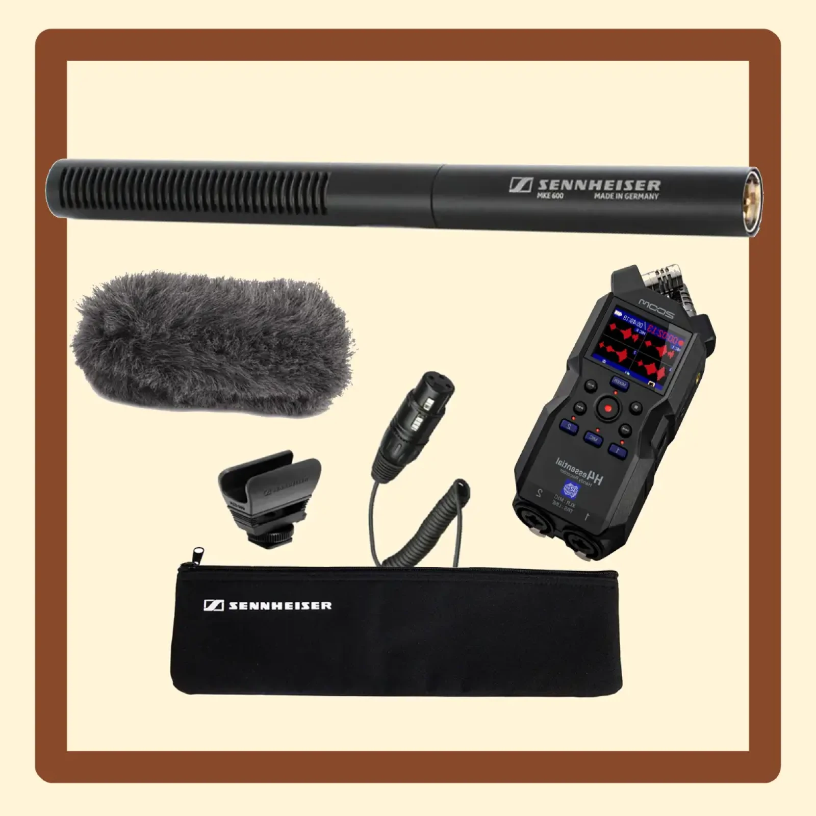 Pack SON - Sennheiser Mke 600 + Enregistreur Externe + Perche - Photo 1 sur 3