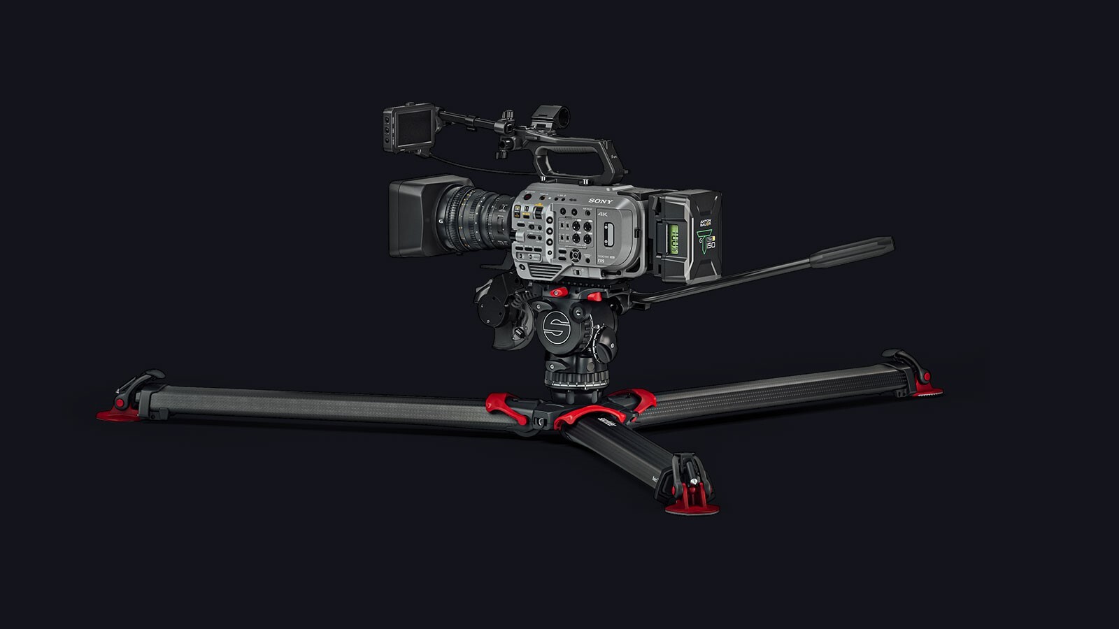 Systeme trepied Sachtler Aktiv8 Flowtech 75 MS - Photo 3 sur 6