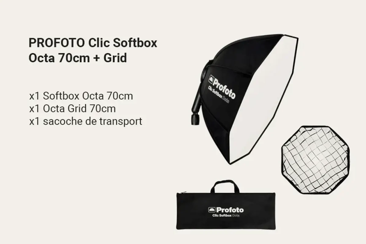 Location PROFOTO CLIC SOFTBOX OCTA 2.3 - 70cm - Lightyshare