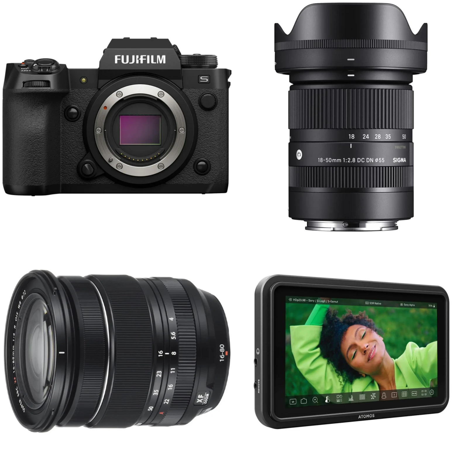 Fujifilm XH2S avec deux zooms + Moniteur Atomos - Photo 1 sur 1