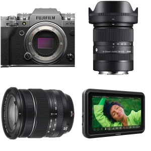 Location Fujifilm XT4 avec deux zooms + Moniteur Atomos