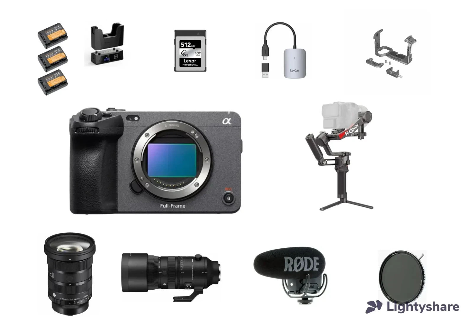 Pack FX3 + Objectif + Gimbal RS4 pro - Photo 1 sur 1
