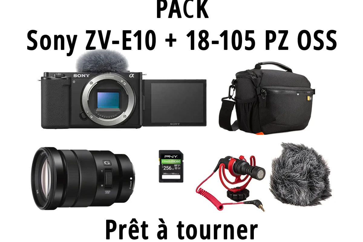 Location [Pack] Sony ZV-E10 + zoom 18-105mm OSS + .... - Lightyshare