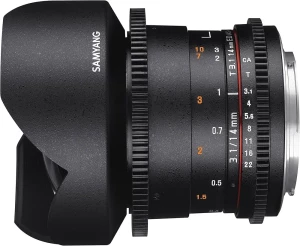 Location Samyang 14mm T3.1 VDSLR II EF