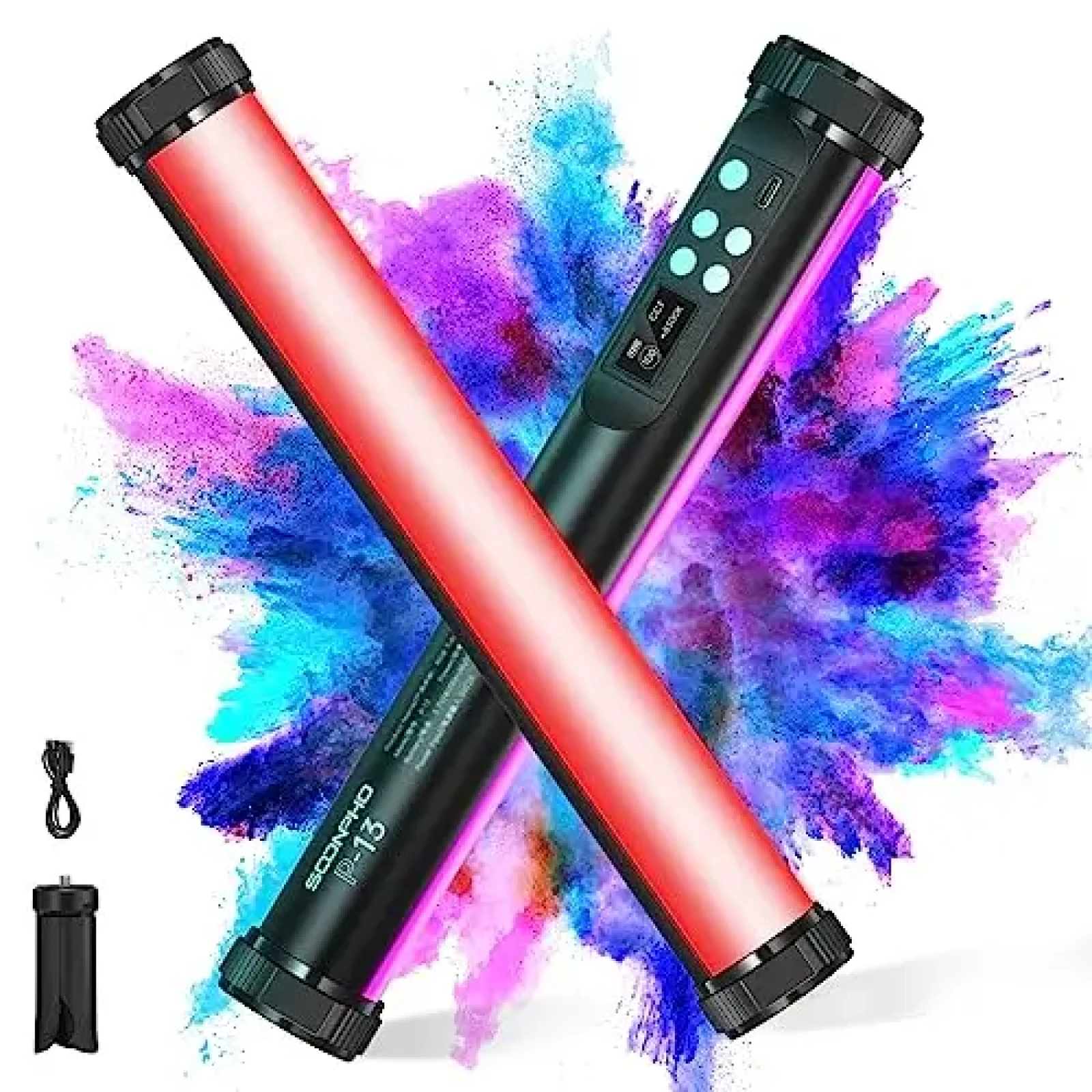 Soonpho Tube LED Batterie RGB - Photo 1 sur 2