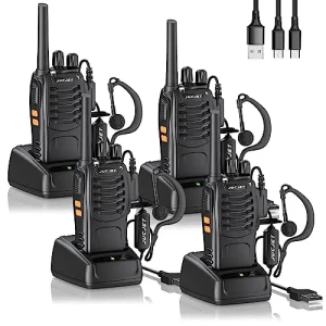 Location JUCJET Talkie-Walkie 88 E rechargeable Kit 4 pièces