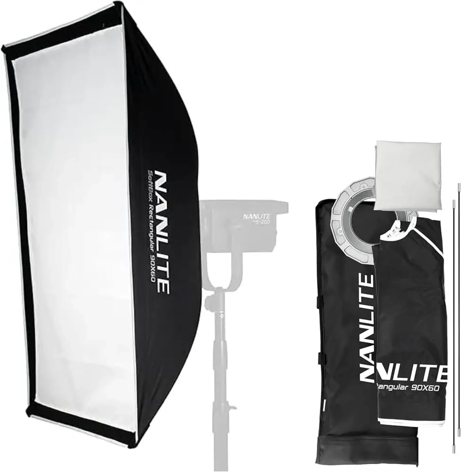 Nanlite Stripbank Soft box Asymmetric (rectangulaire 110x45mm) - Photo 1 sur 1