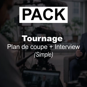 Location Tournage Plan de coupe + Interview (Simple)