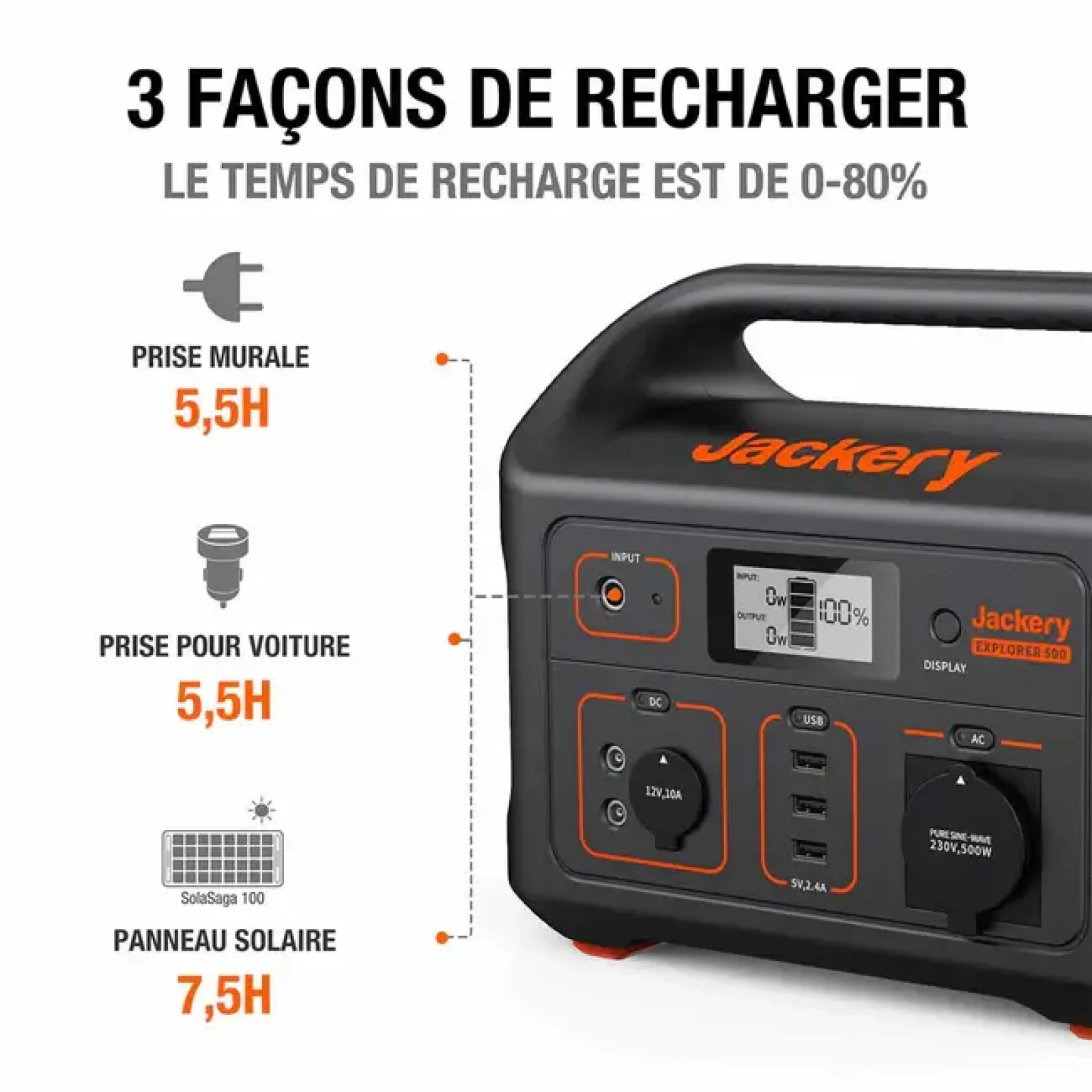 Jackery Explorer 500 - Photo 3 sur 4