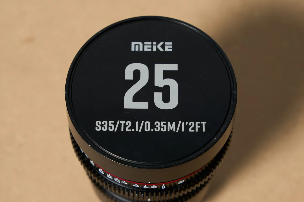 Location Meike 25mm T2.1 Super35 Prime Cine Lens EF Mount - Lightyshare