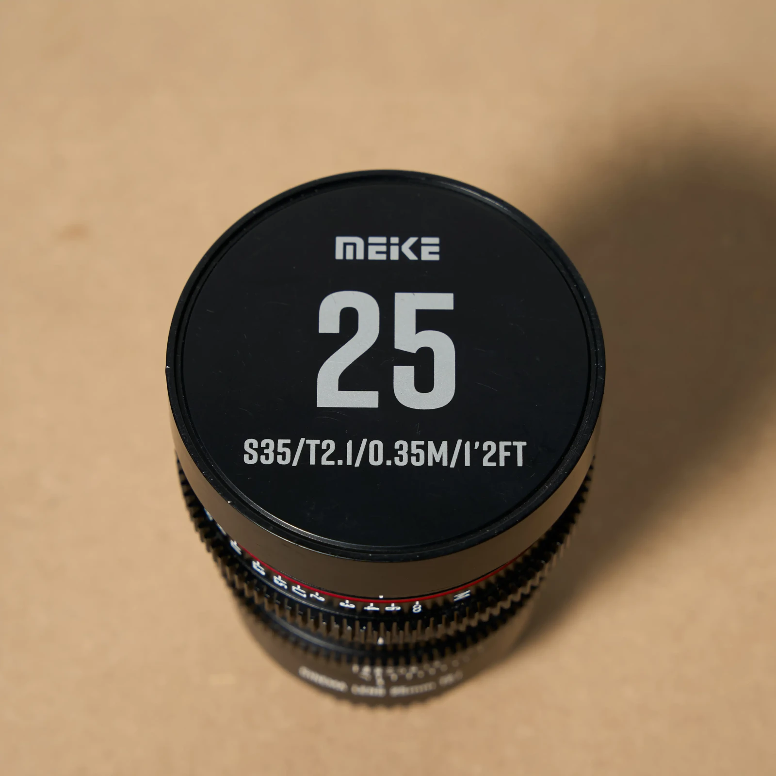 Meike 25mm T2.1 Super35 Prime Cine Lens EF Mount - Photo 1 sur 4