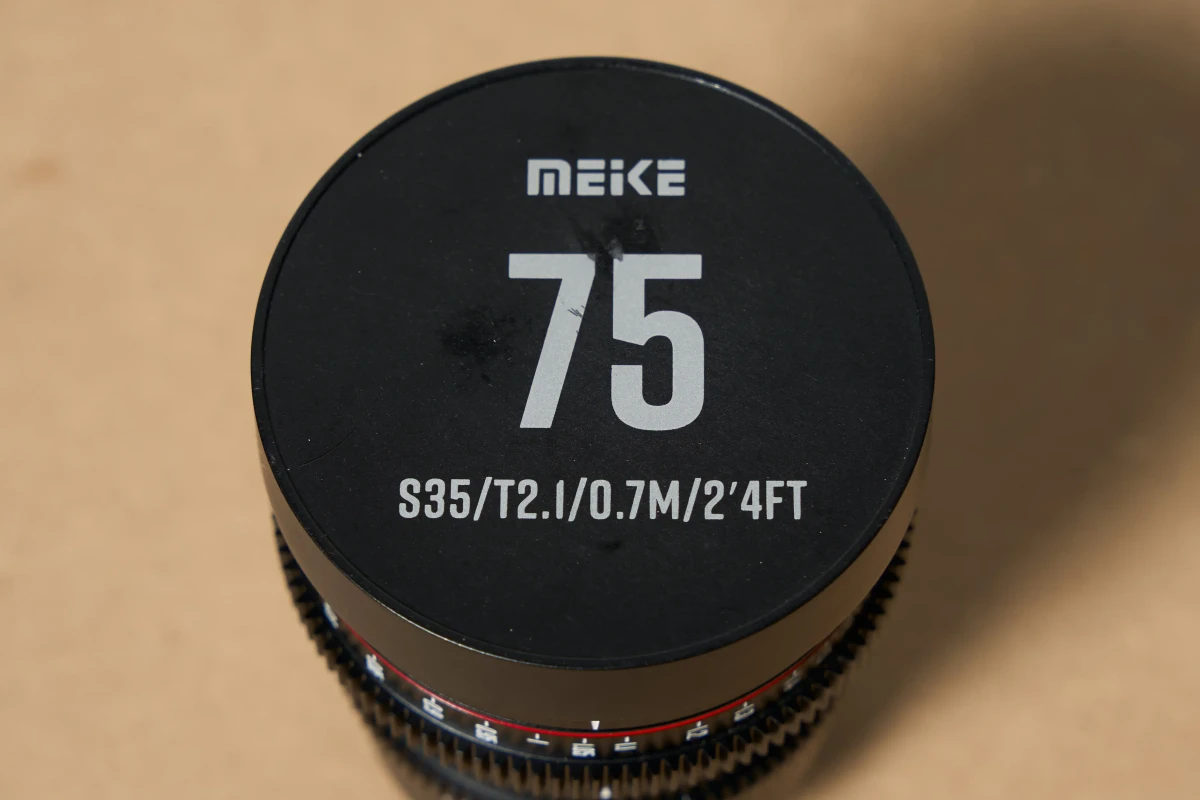 Location MEIKE Prime Cinema 75mm T2.1 EF Super 35 - Lightyshare