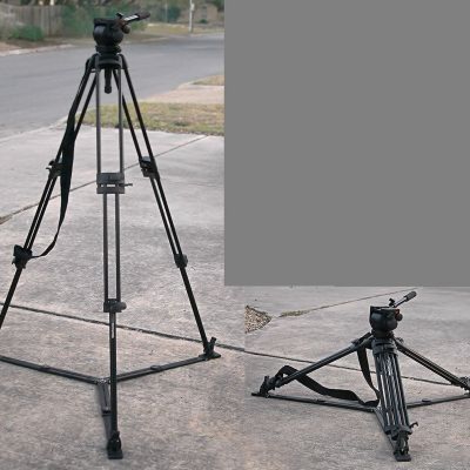 Trèpied Manfrotto 525MVB + Tête Fluide  MVH502AH + Sac de transport - Photo 2 sur 2