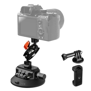 Location K&F Concept Support à ventouse 3” + mini bras magique rotule