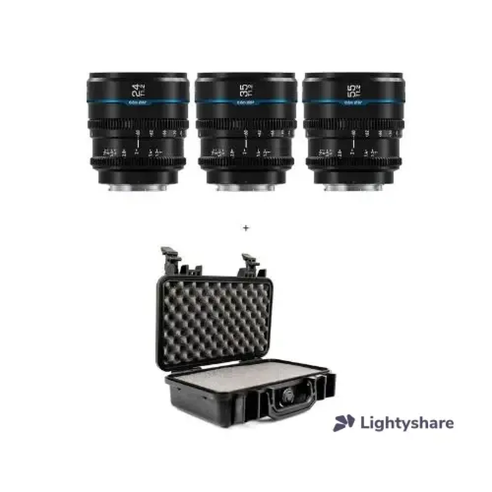Pack Sirui Nightwalker T1.2 + Valise rigide - Photo 1 sur 3
