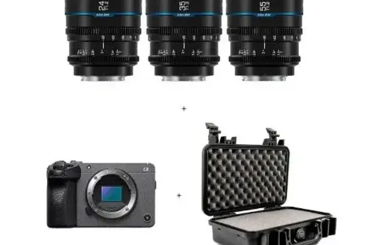 Location Pack Sony FX30 cinema line et objectif ciné Sirui NightWalker (24,35,55mm) - Lightyshare