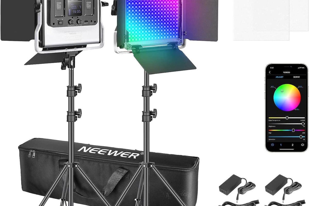 Location Kit 2 Panneau RGB LED 530 - Lightyshare