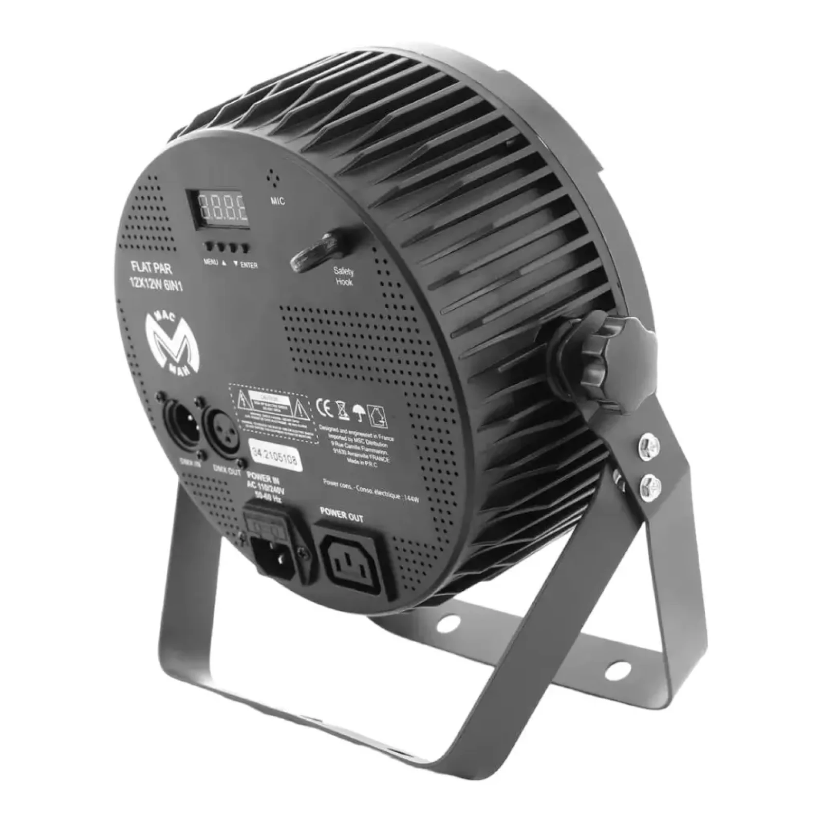 Mac Mah FlatPAR 12x12W 6IN1 - Photo 3 sur 3