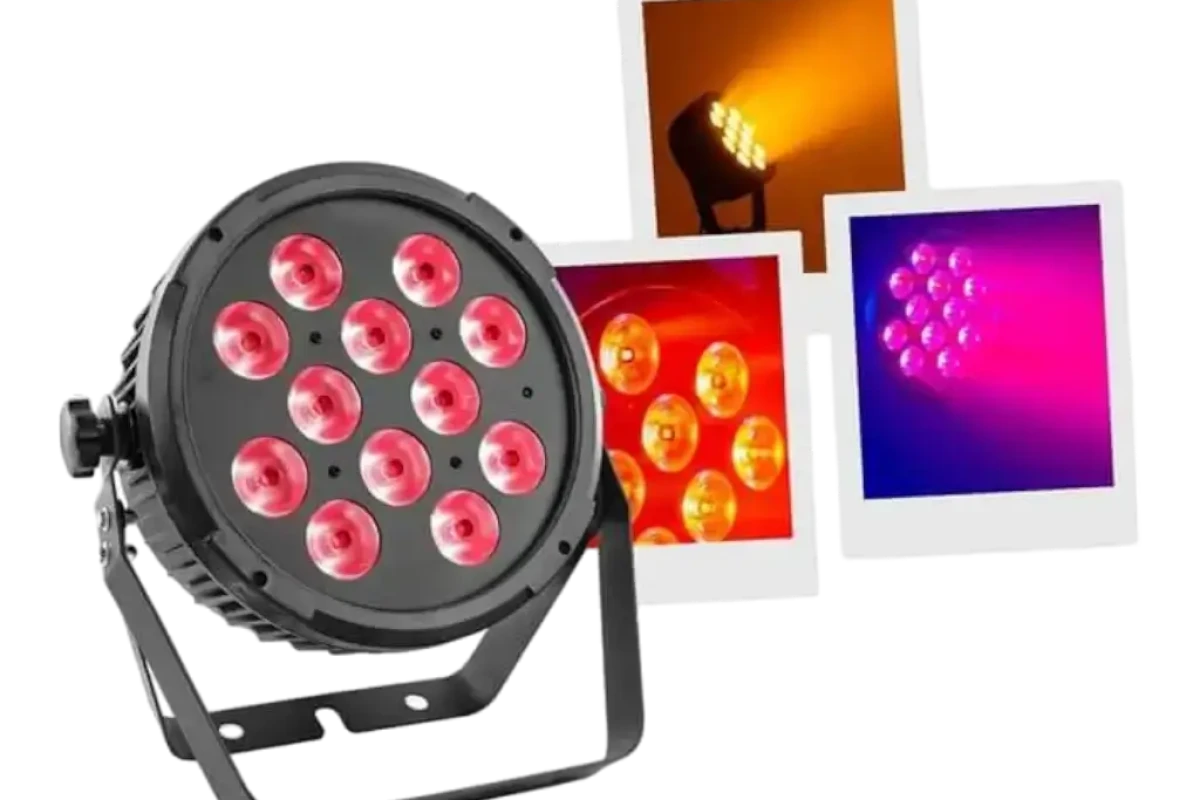 Location 4 x PAR LED + DMX + Elingues - Lightyshare