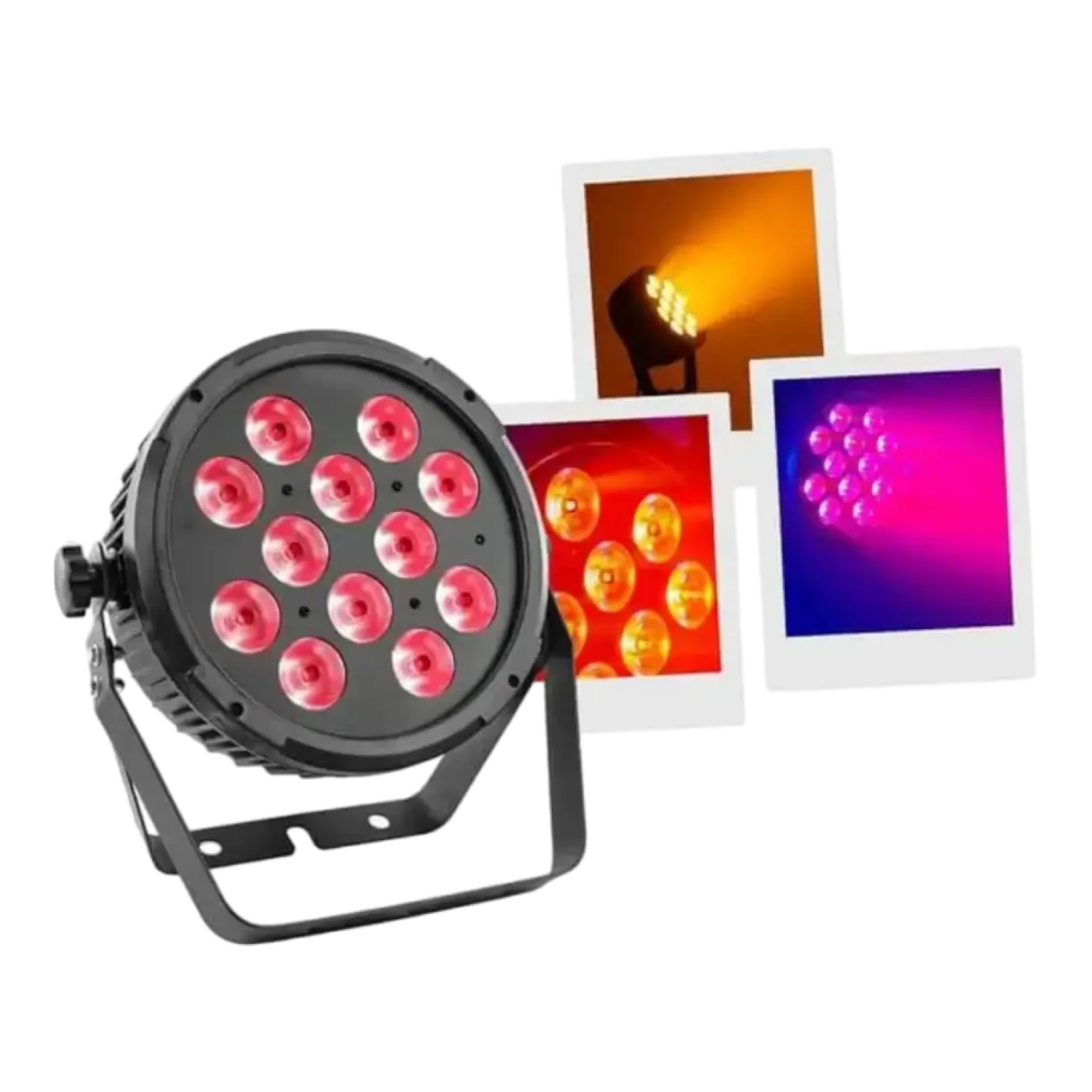 4 x PAR LED + DMX + Elingues - Photo 1 sur 3