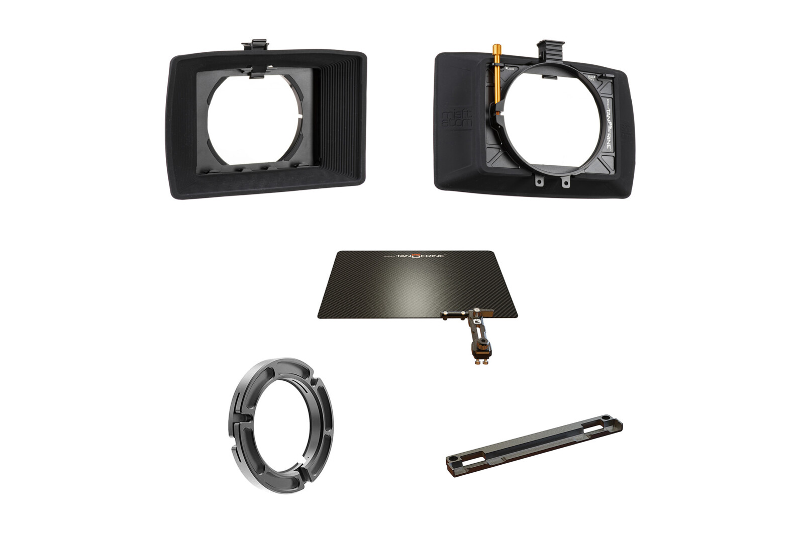 Mattebox Bright Tangerine Misfit Atom 4 x 5.65 /4 x 4 (Kit) - Clamp-on - Photo 2 sur 4