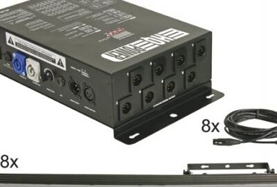 Location Kit 8x Barre LED RGB octostrip + Driver + Câble 5m