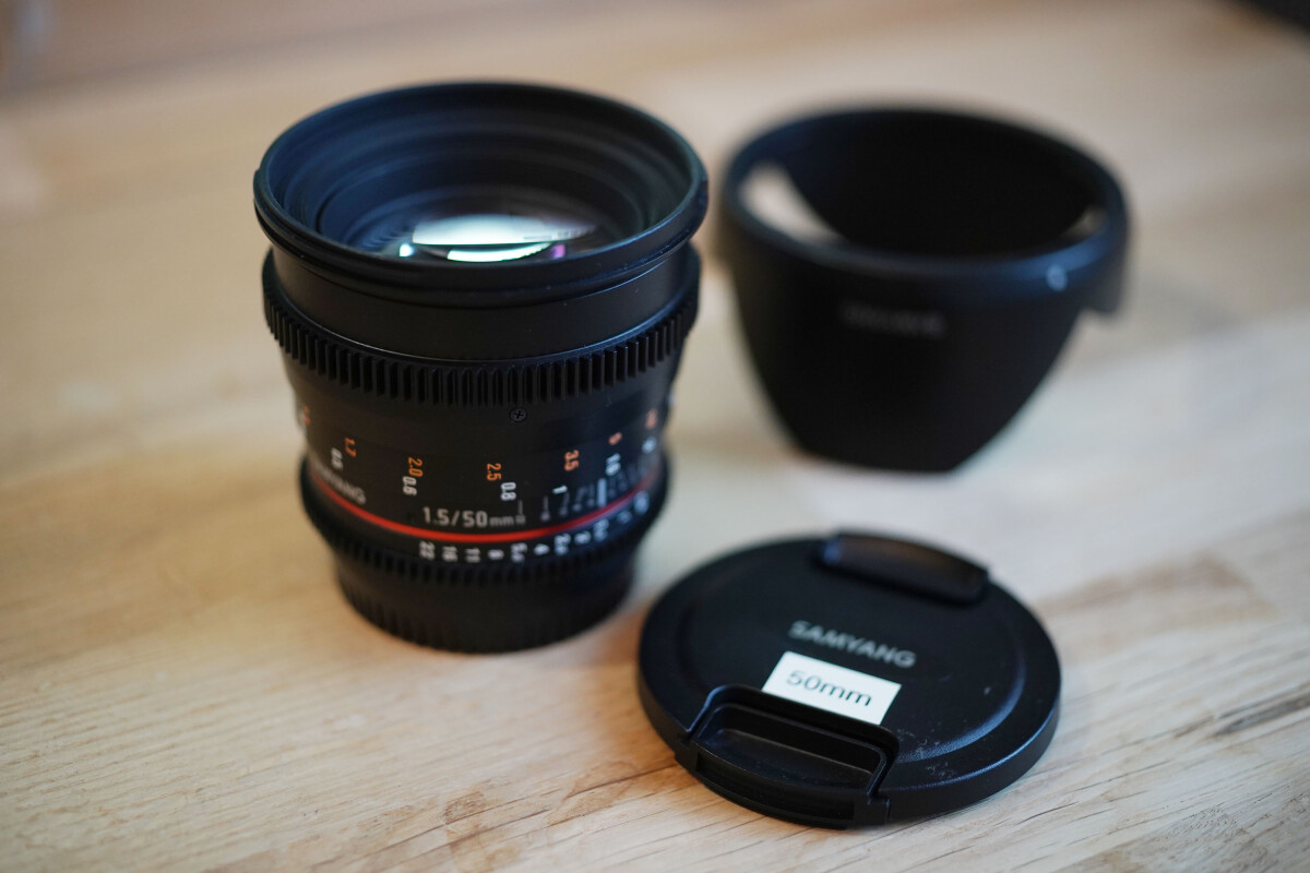 Location Samyang 50mm T1,5 VDSLR - monture Canon EF - Lightyshare