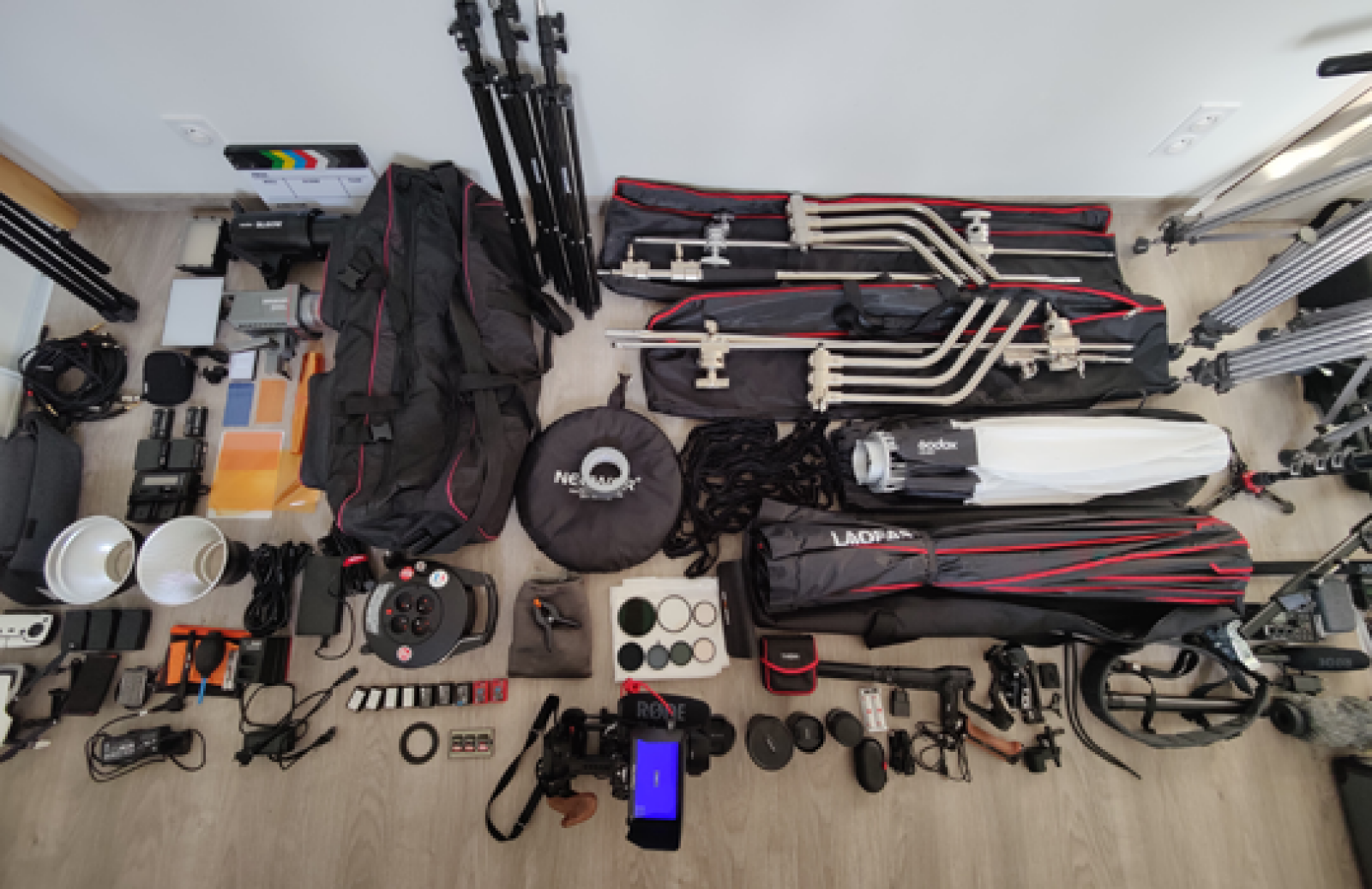 MEGA PACK de tournage : caméra + rig, objectifs, lumière, son, stabilisation, drone... - Photo 3 sur 8