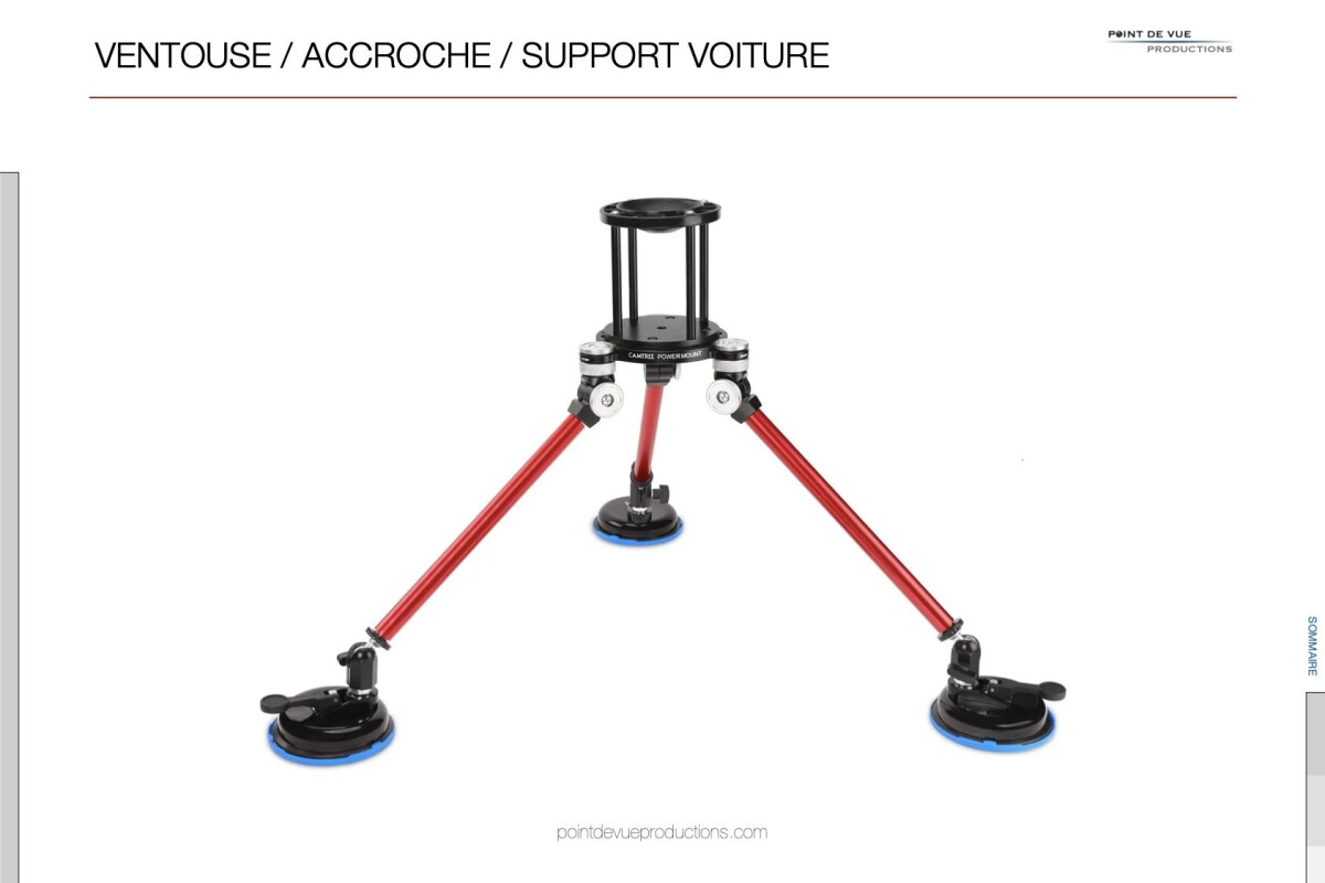 Location Ventouse / accroche / support / rig voiture (Grip Car Master Power V2) - Lightyshare
