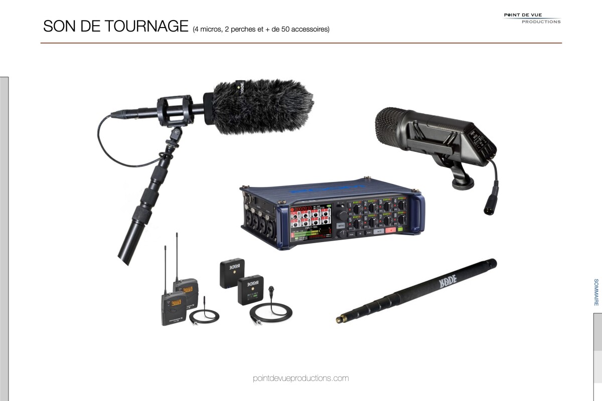 Location Son tournage, interview (pack "Basique") - Lightyshare