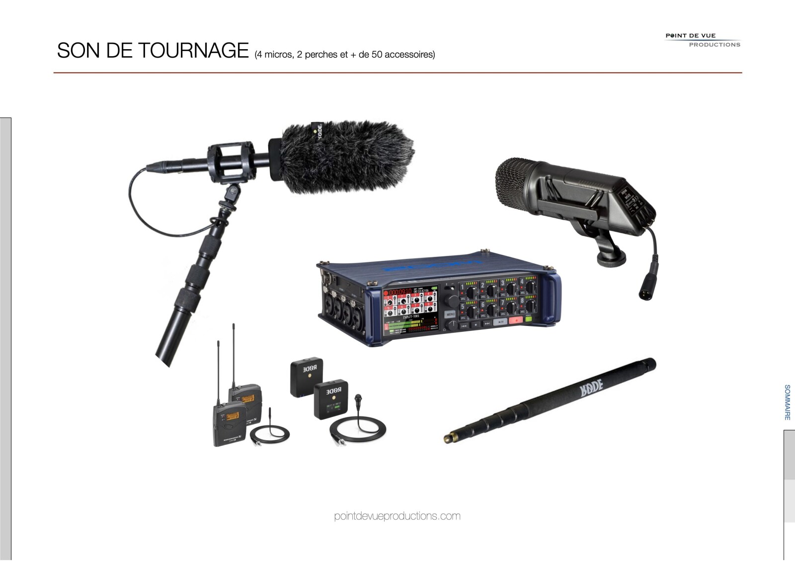 Son tournage, interview (pack "Basique") - Photo 1 sur 9