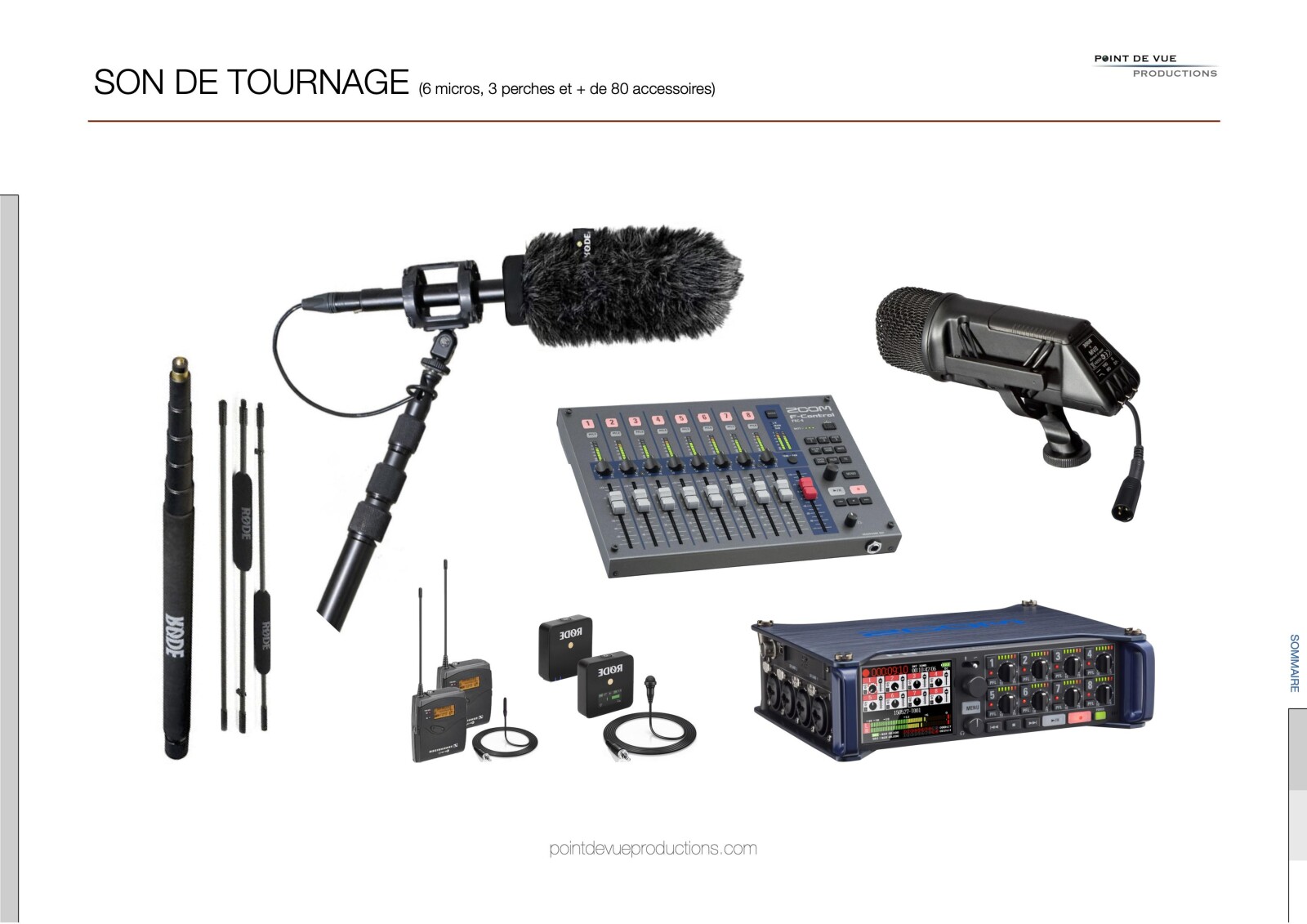 Son tournage, interview (pack "Complet") - Photo 1 sur 9