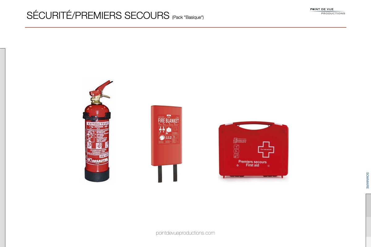 Location Croix rouge Premiers secours/sécurité - Lightyshare