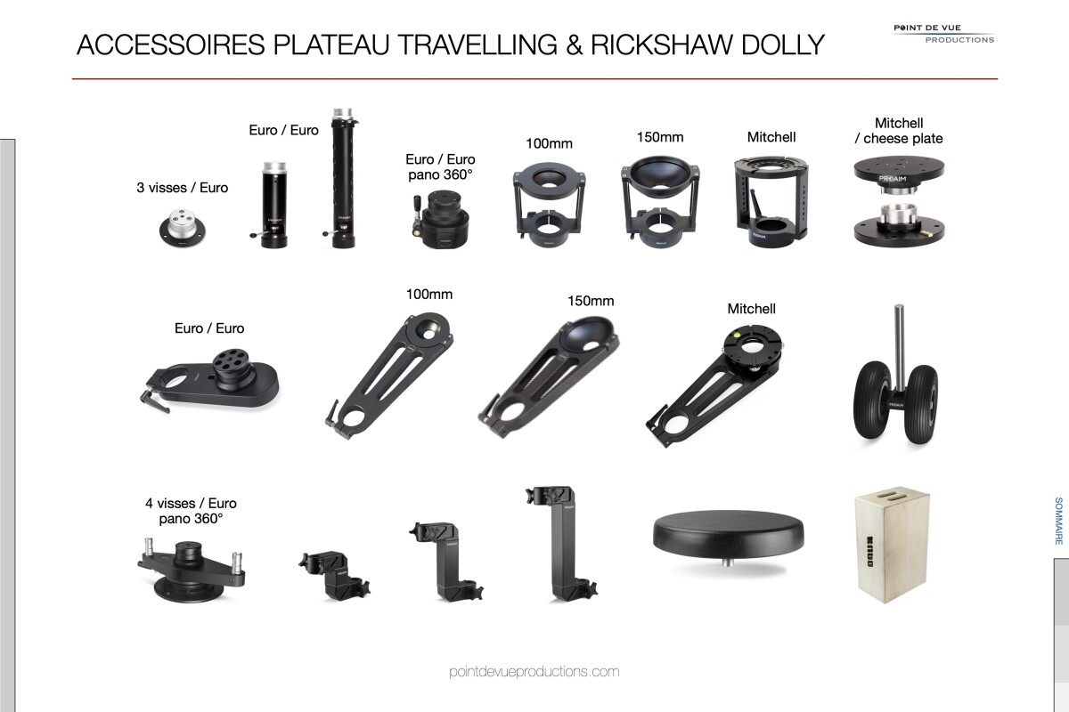 Location Accessoires Quad Plus Dolly et Rickshaw Dolly - Lightyshare