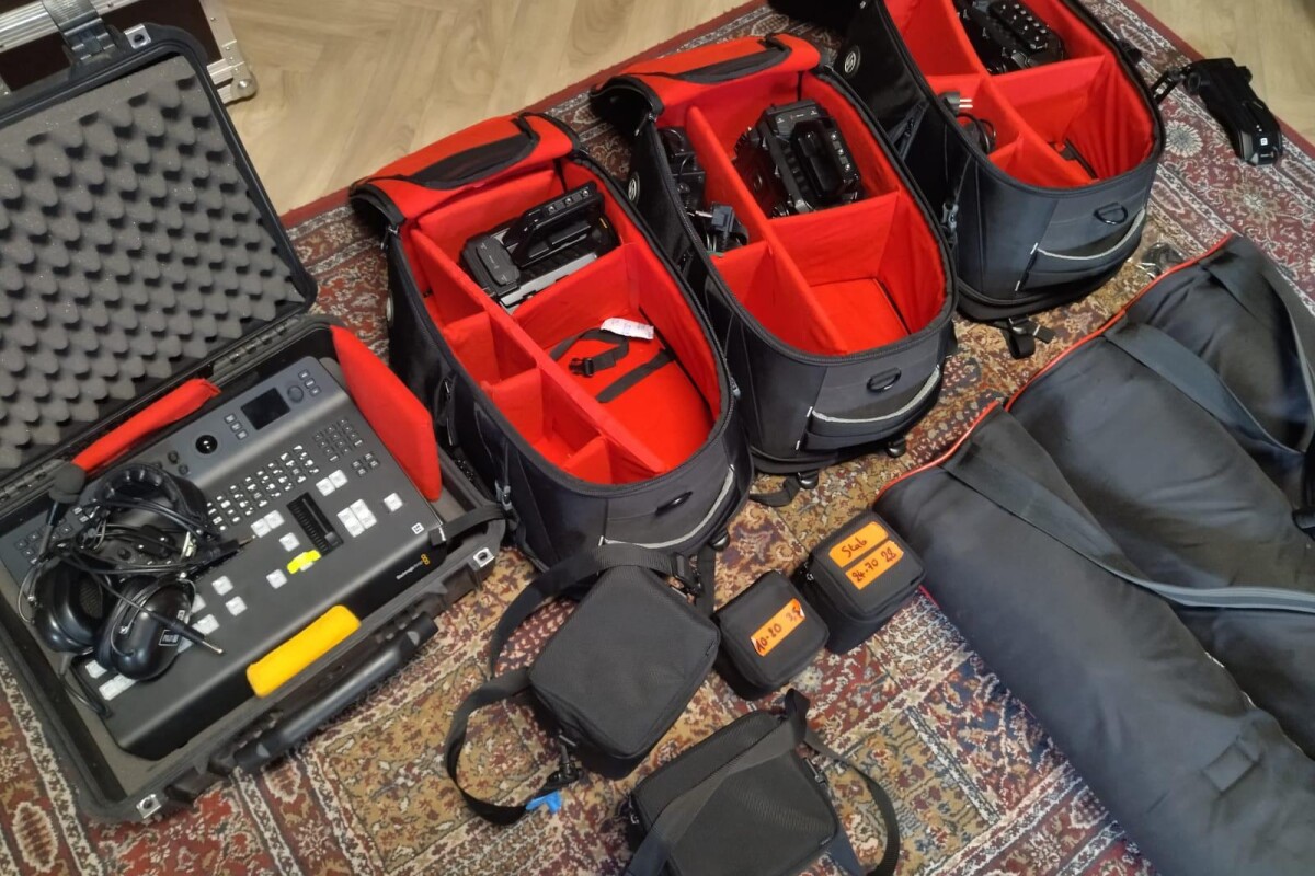 Location Kit multicam 3x Blackmagic URSA G2 - Lightyshare
