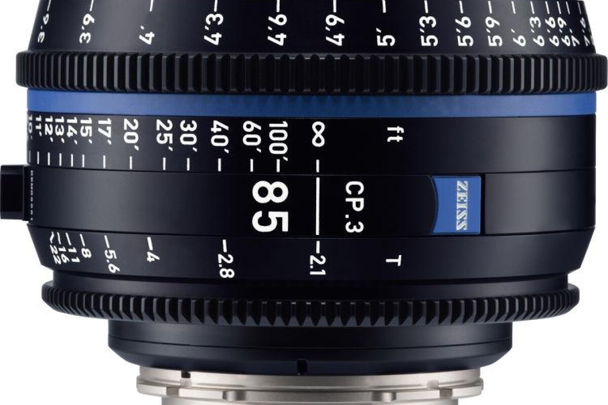 Location Zeiss CP.3 85mm T2.1 (PL, imperial) XD – Objectif Prime Cinéma - Lightyshare
