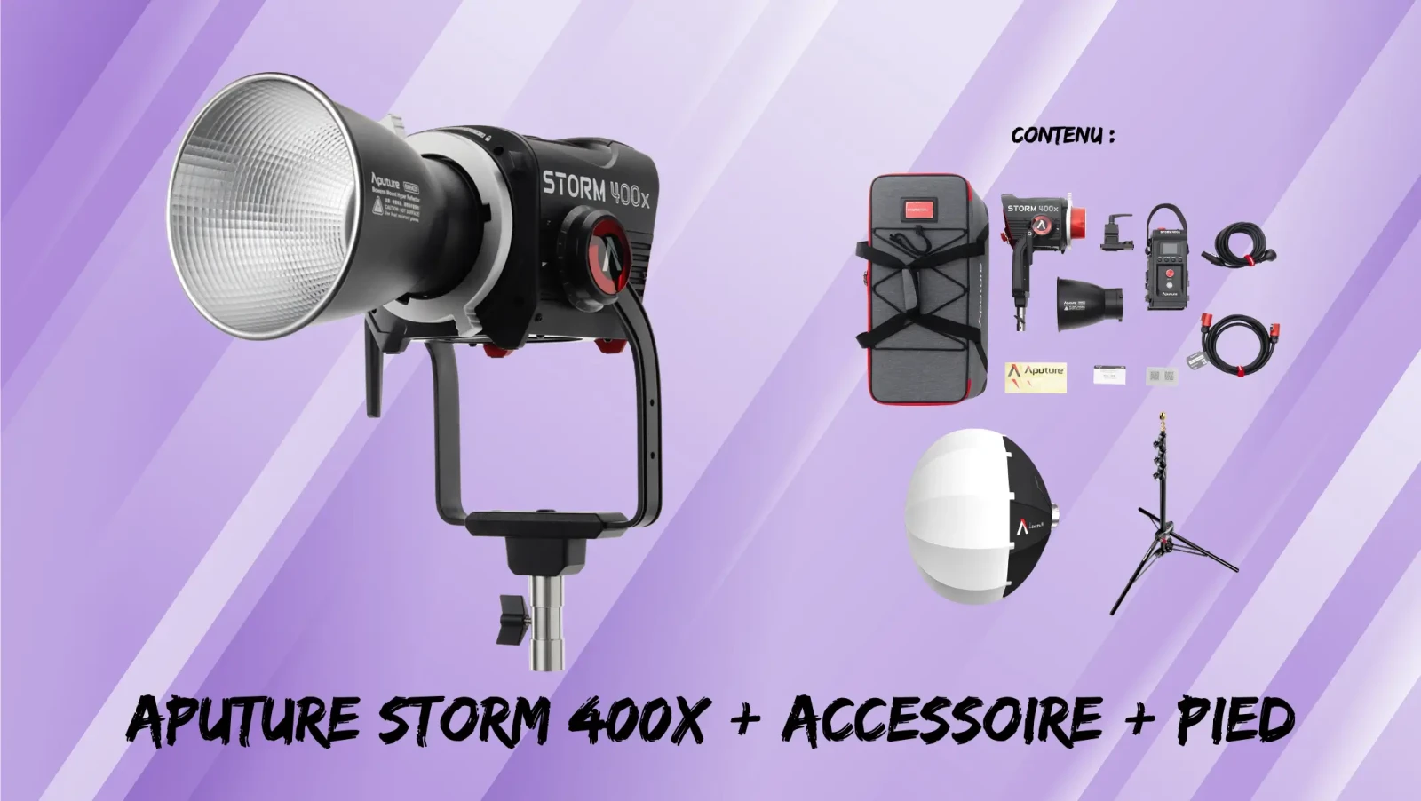 APUTURE Storm 400x - Photo 1 sur 1