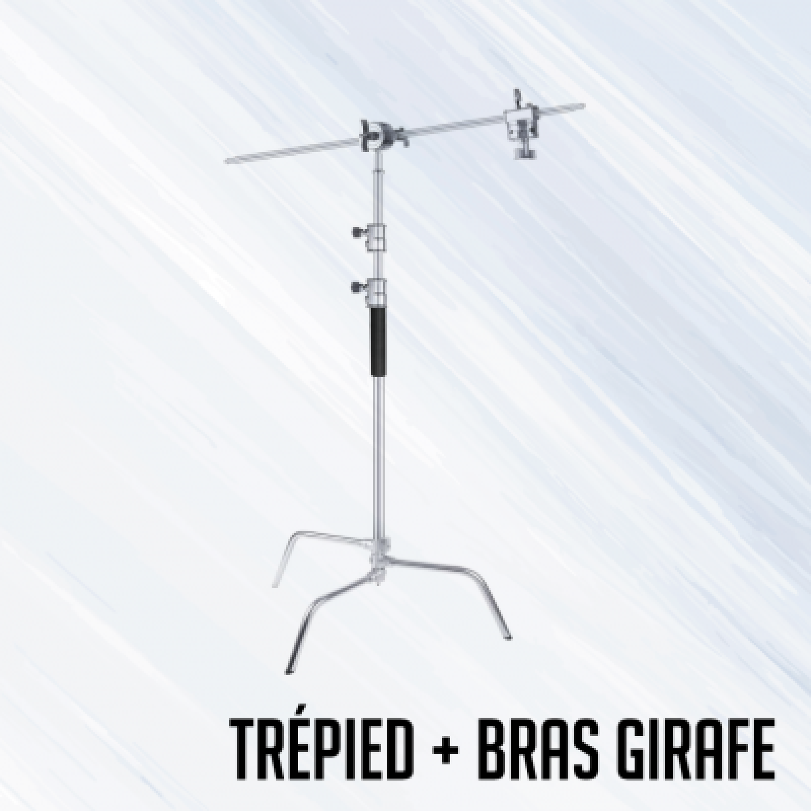 Trépied d'Eclairage 3 m + Bras Girafe - Photo 1 sur 2