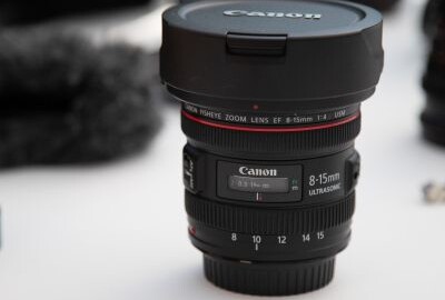 Location Fisheye Canon Zoom  8-15mm 4L USM Bague EF
