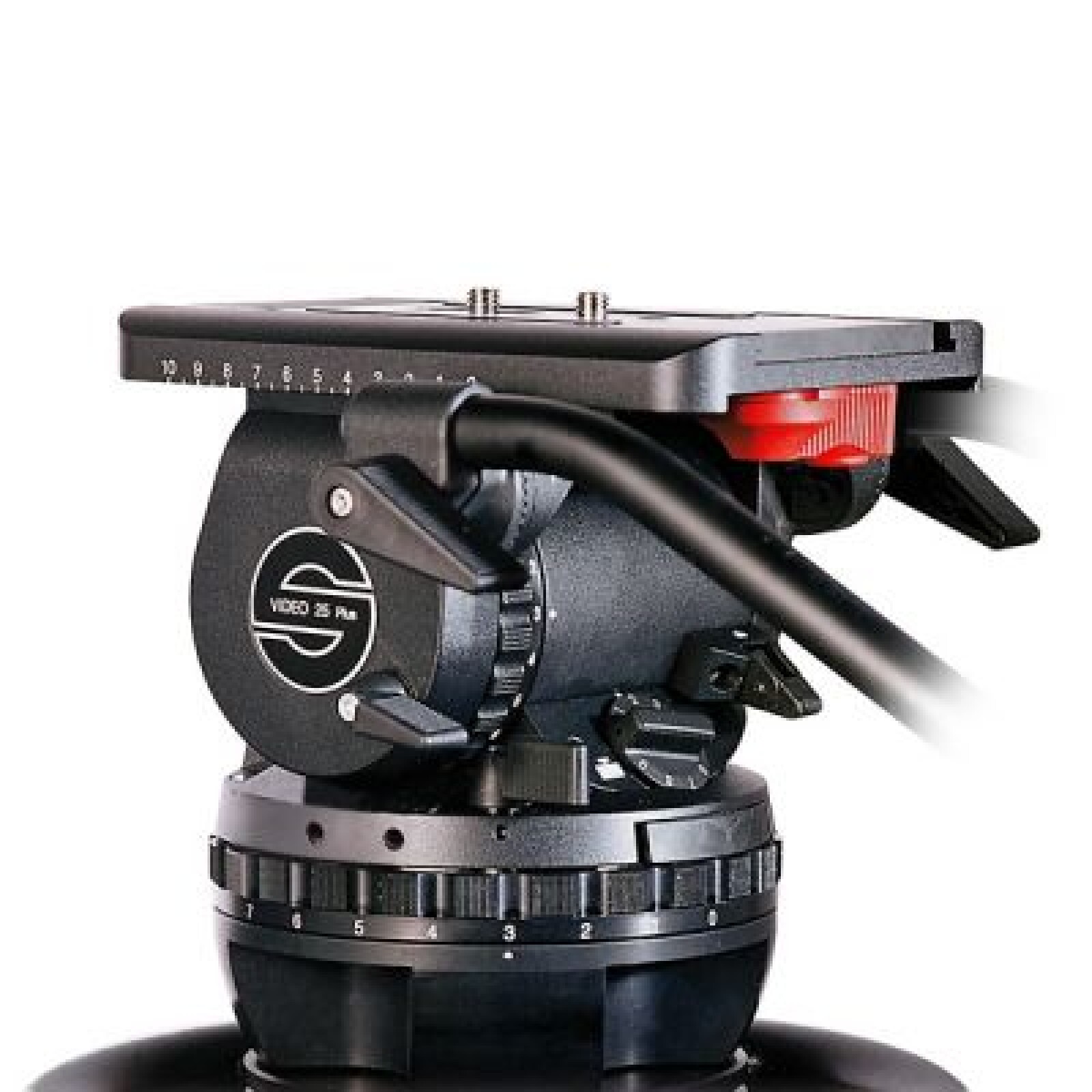 tete fluide sachtler S25 + grande branche, petites branche et base. - Photo 1 sur 3
