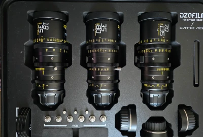 Location DZOFILM Catta Ace Zooms PL/EF 35-80mm T2.9 + 70-135mm T2.9