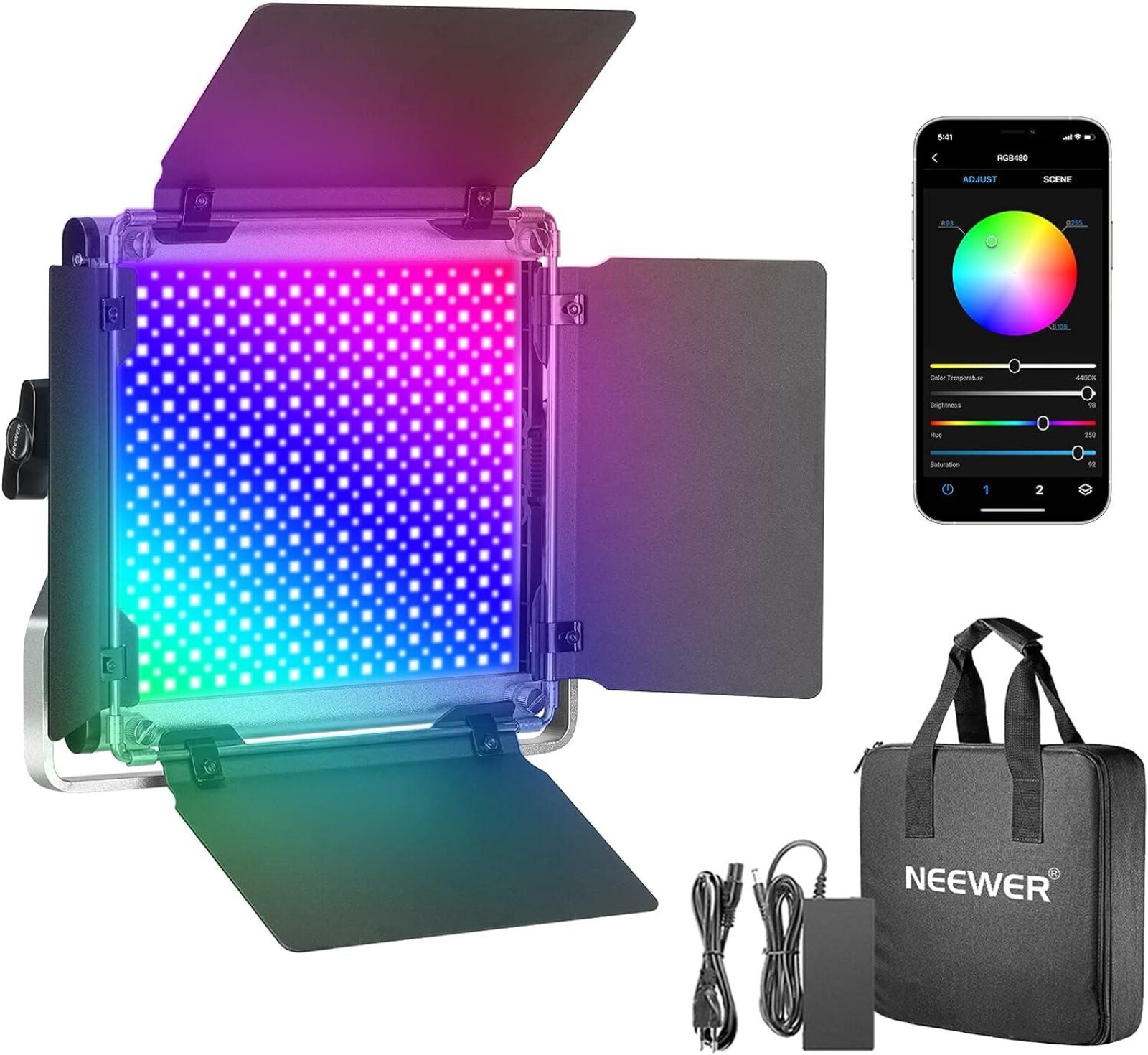 Panneaux Neewer RGB 480 LED - Photo 1 sur 4