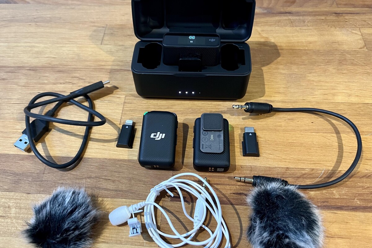 Location DJI MIC // 2 micro HF + 1 lavallière Röde blanc - Lightyshare